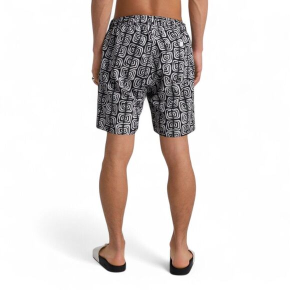 Saturdays NYC Men's Timothy Kuba Cloth Swim Shorts Black XL - Picture 3 of 13